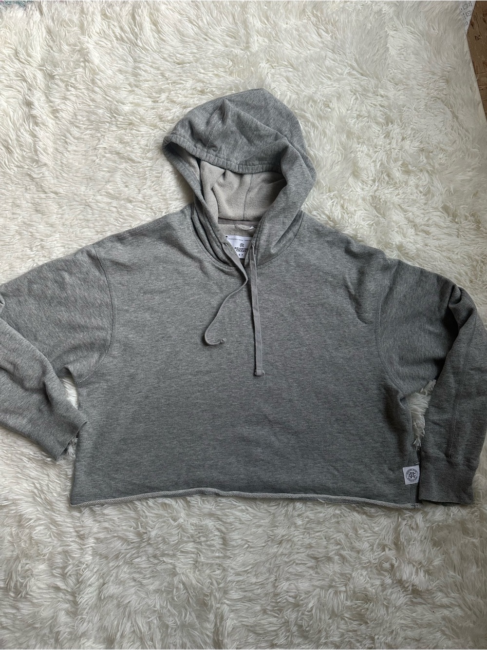 Reigning Champ Lightweight Cropped Terry Hoodie - Sz XS - Picture 3 of 8